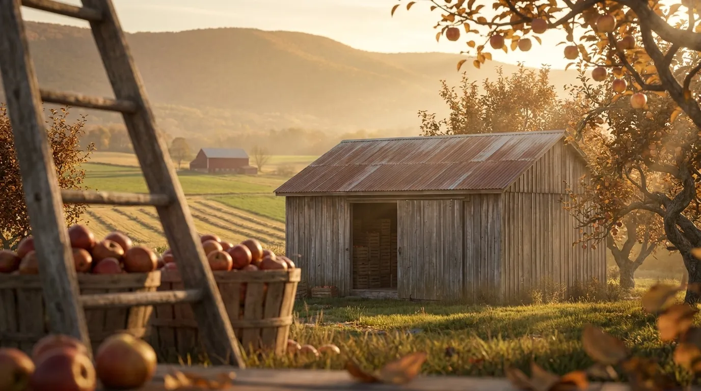 Illustrated landscape of Cumberland Valley