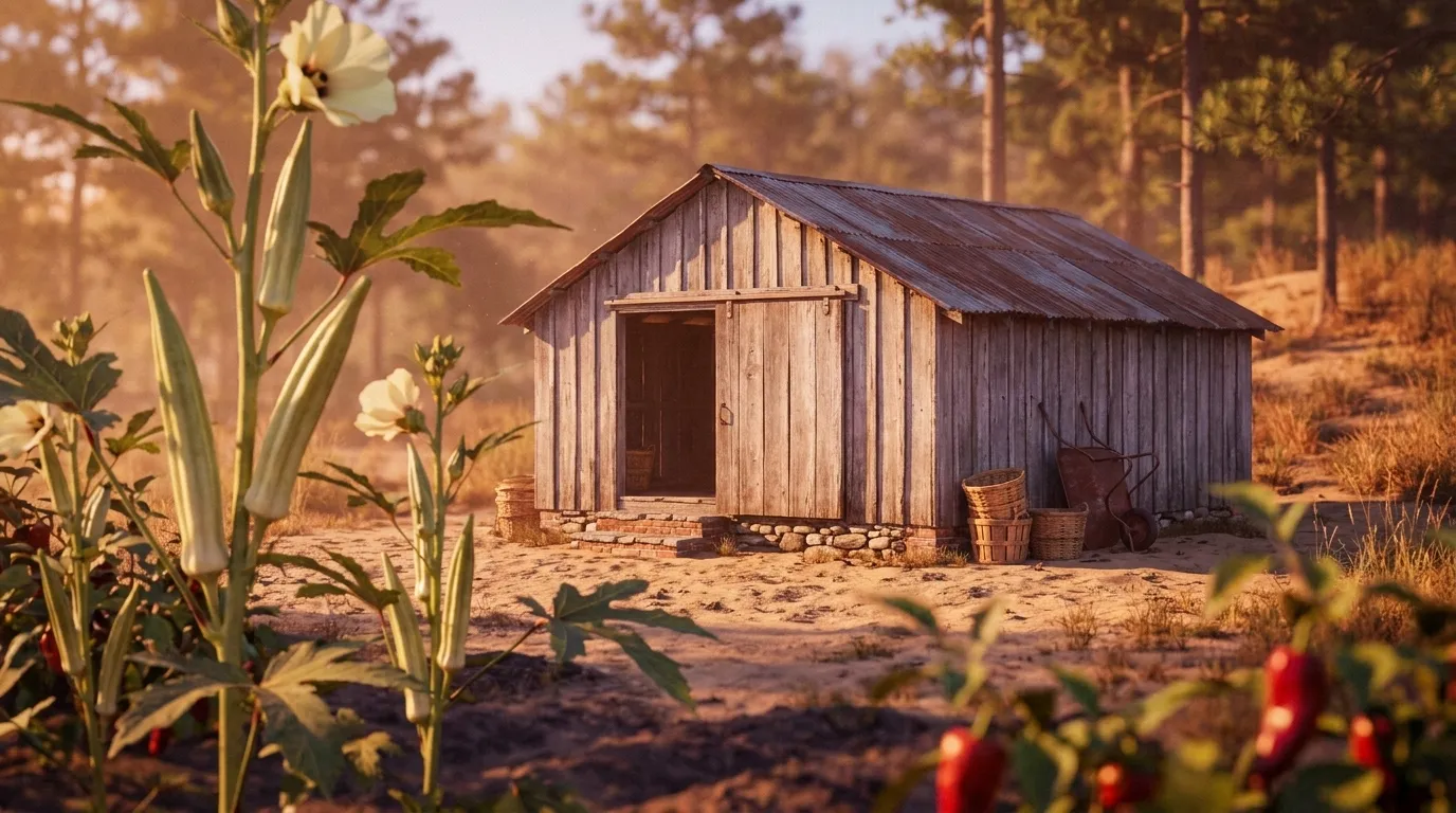 Illustrated landscape of Midlands (Columbia)