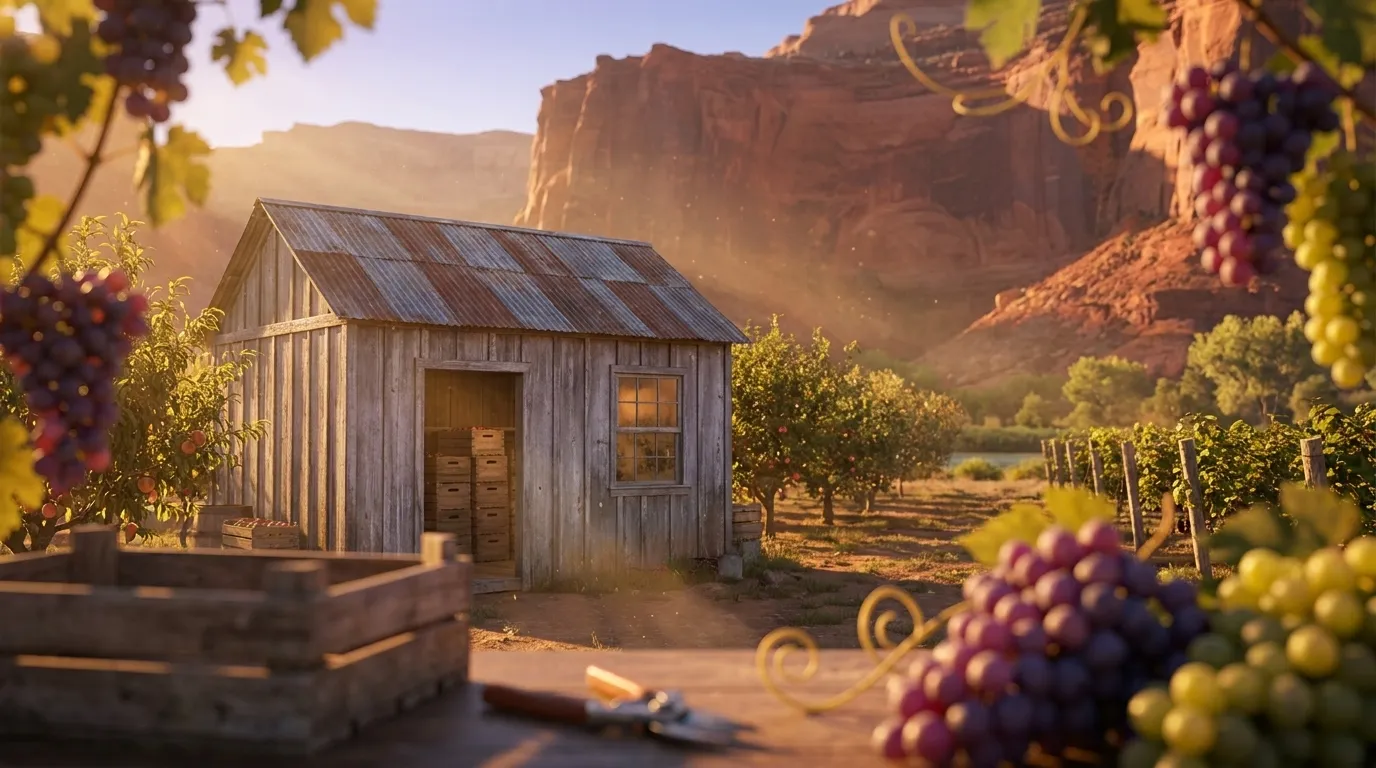 Illustrated landscape of Moab / Canyon Country