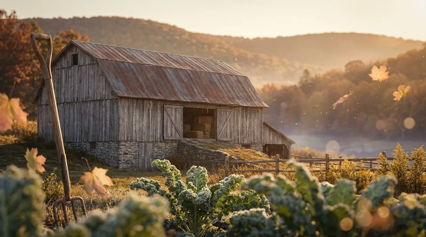 Illustrated landscape of New Jersey Skylands (Northwest Highlands)