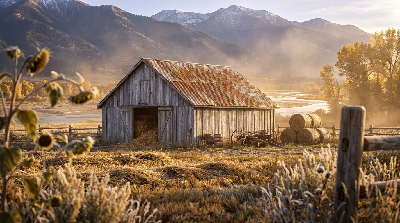 Illustrated landscape of Paradise Valley