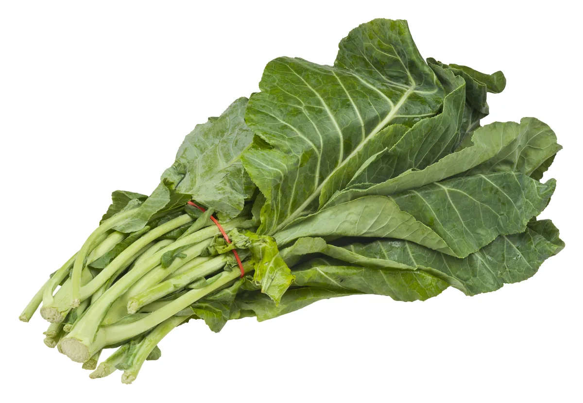 Photo: Evan-Amos, via Wikimedia Commons (Public Domain) · Public domain · via Wikimedia Collard Greens, photograph