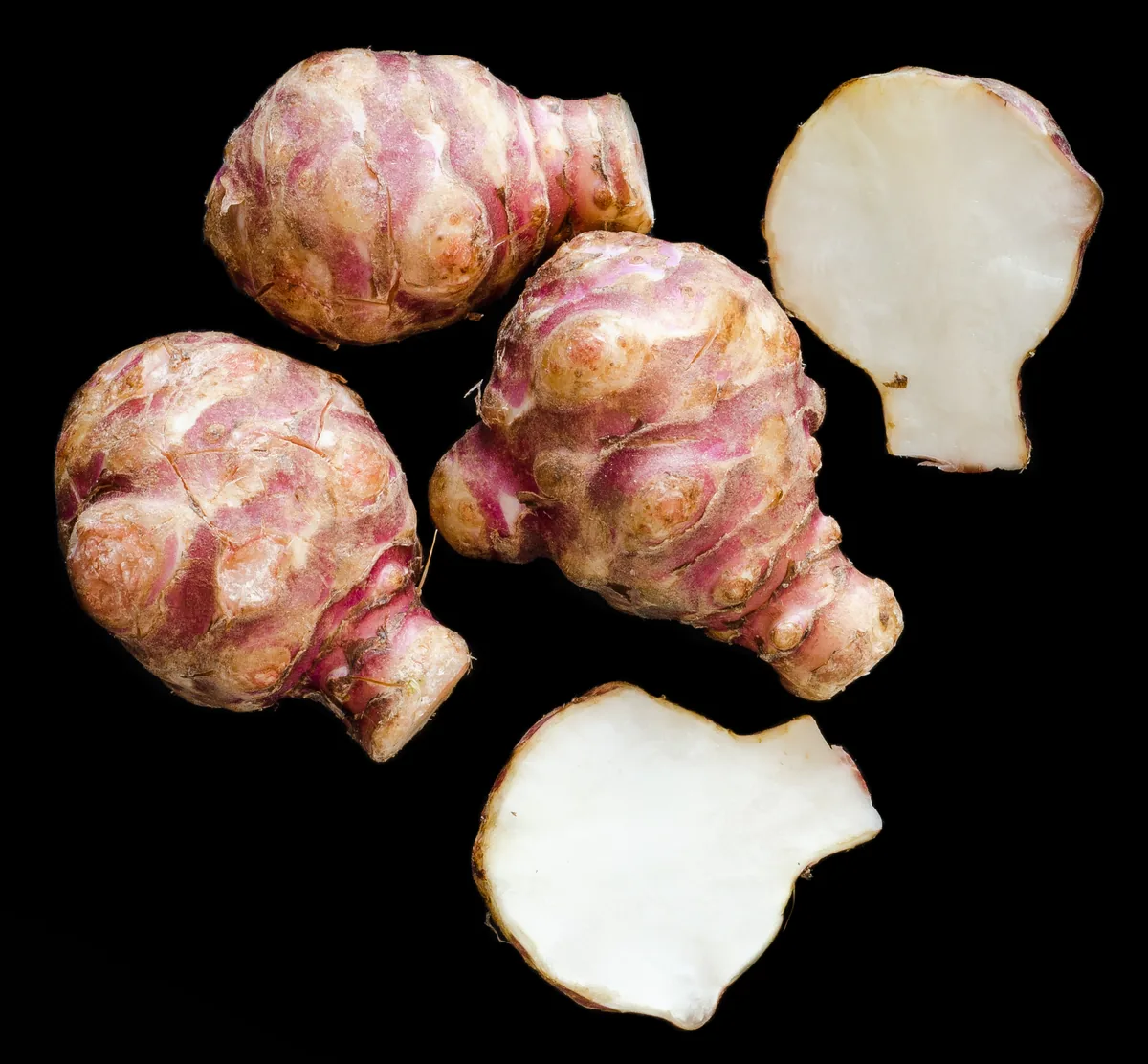 Photo: BastienM, via Wikimedia Commons · CC BY-SA 3.0 · via Wikimedia Commons sunchoke (Helianthus tuberosus), photograph